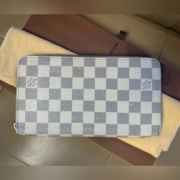 Louis Vuitton Zippy Organizer Damier Azur canvas - Picture 4 of 15